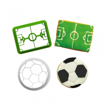 Ausstecher Set - Fussball